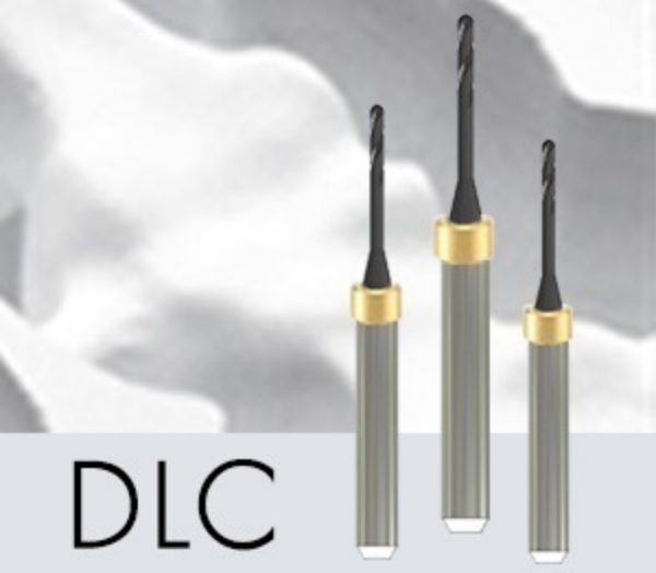 Picture of Versamill ax300/400 OEM Zirconia Tool D0.3xL12x45 ND3000, Diamond Ballnose Endmill.