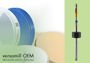 Picture of Versamill ax300/400 OEM PMMA Tool D1.5xR0.75xLn14xOL47 DLC Diamond Coated 2-Flute Ballnose Endmill.