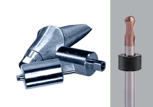 Picture of Versamill ax400 OEM Metal Tool D1.5xR0.75xLn10xOL43 TiSiN Coated 2-Flute Ballnose Endmill.