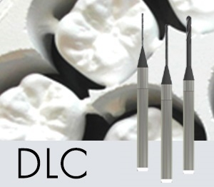 Picture of Versamill 5XS OEM Zirconia Tool D0.6xR0.3xLn10xOL45 Diamond Coated 2-Flute Ballnose Endmill.
