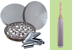 Picture of Versamill ax200/450/500 OEM Metal Tool D1.0xR0.5xLn10xOL50 TiSiN Coated 2-Flute Ballnose Endmill.