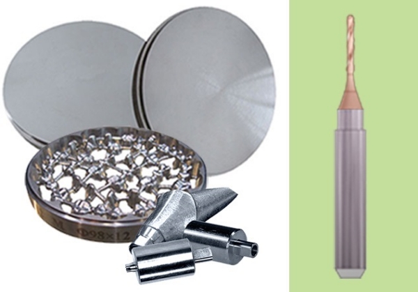 Picture of Versamill ax200/450/500 OEM Metal Tool D1.0xR0.5xLn10xOL50 TiSiN Coated 2-Flute Ballnose Endmill.