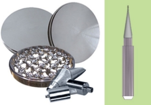 Picture of Versamill ax200/450/500 OEM Metal Tool D0.6xR0.3xLn3xOL50 TiSiN Coated 2-Flute Ballnose Endmill.