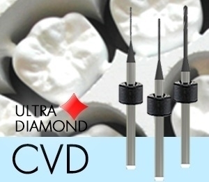 Picture of Versamill ax300/400 Masterpiece XL Zirconia Deep Screw Channel Tool D1.5xL21 CVD Diamond Coated Flat Endmill.