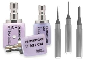 Picture of Versamill ax314/726 Masterpiece XL Glass Ceramic Tool D2.5xL12x50 Electroplated Diamond Coated Grinding Bur.