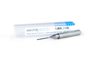 Picture of Versamill ax200/314/500/726/ai137 Masterpiece XL Zirconia Tool D1.0xR0.5xLn14xLc3xOL53 CVD Diamond Coated 2-Flute Ballnose Endmill.